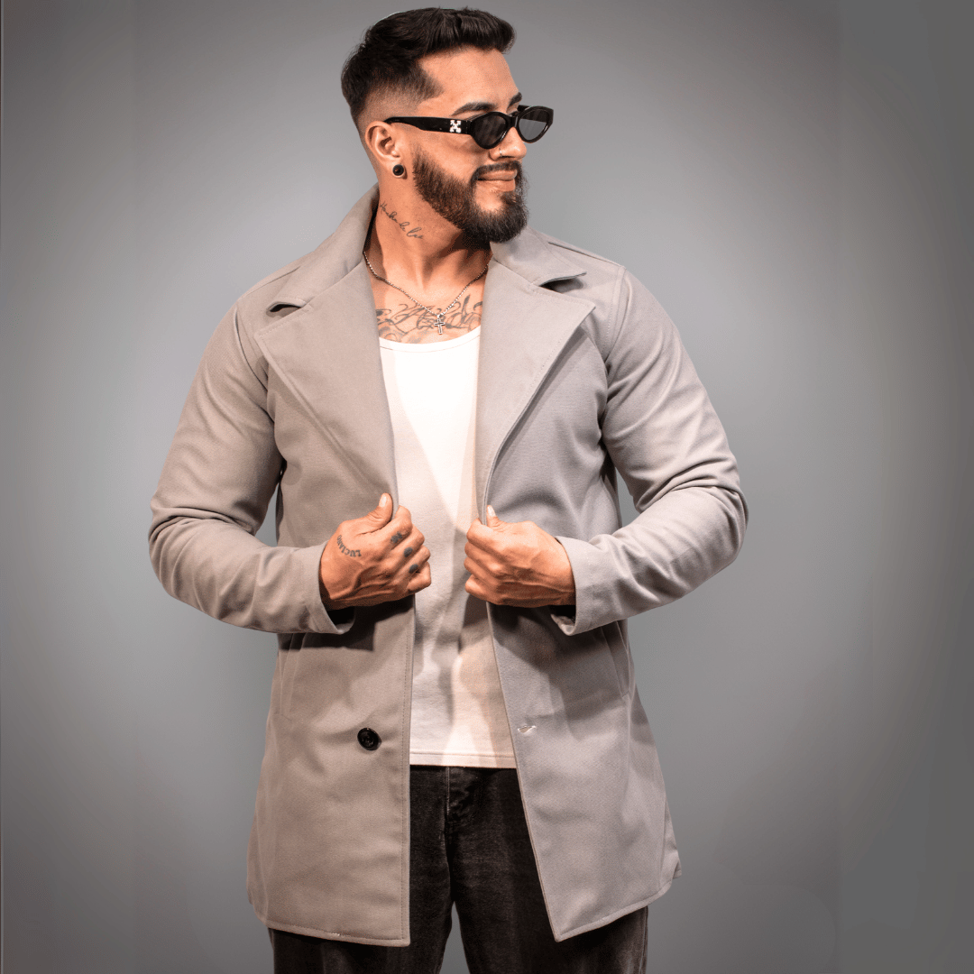 GABAN HOMBRE PAÑO ELEGANTE